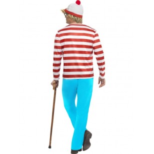 Where's Wally Costume - Adult