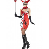 Cirque Sinister Jester Of Broken Hearts Costume